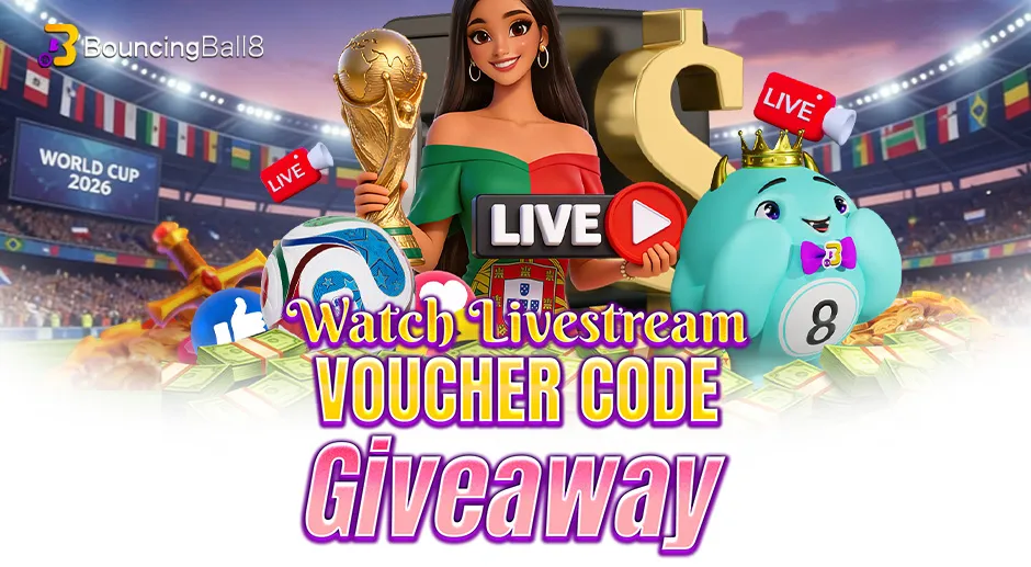 BouncingBall8 Watch Livestream Voucher Code Giveaway