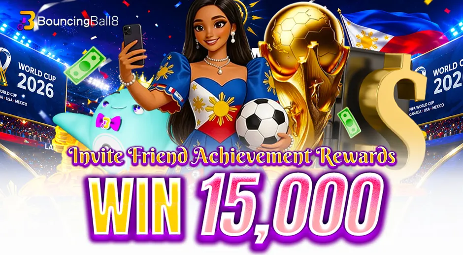 BouncingBall8 Invite Friend Achievement Rewards Win 15,000